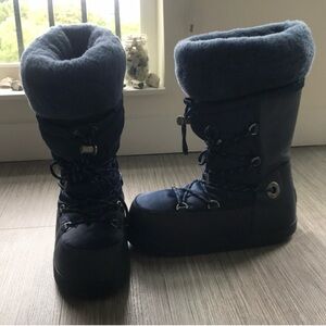Women's Blue Winter Boots